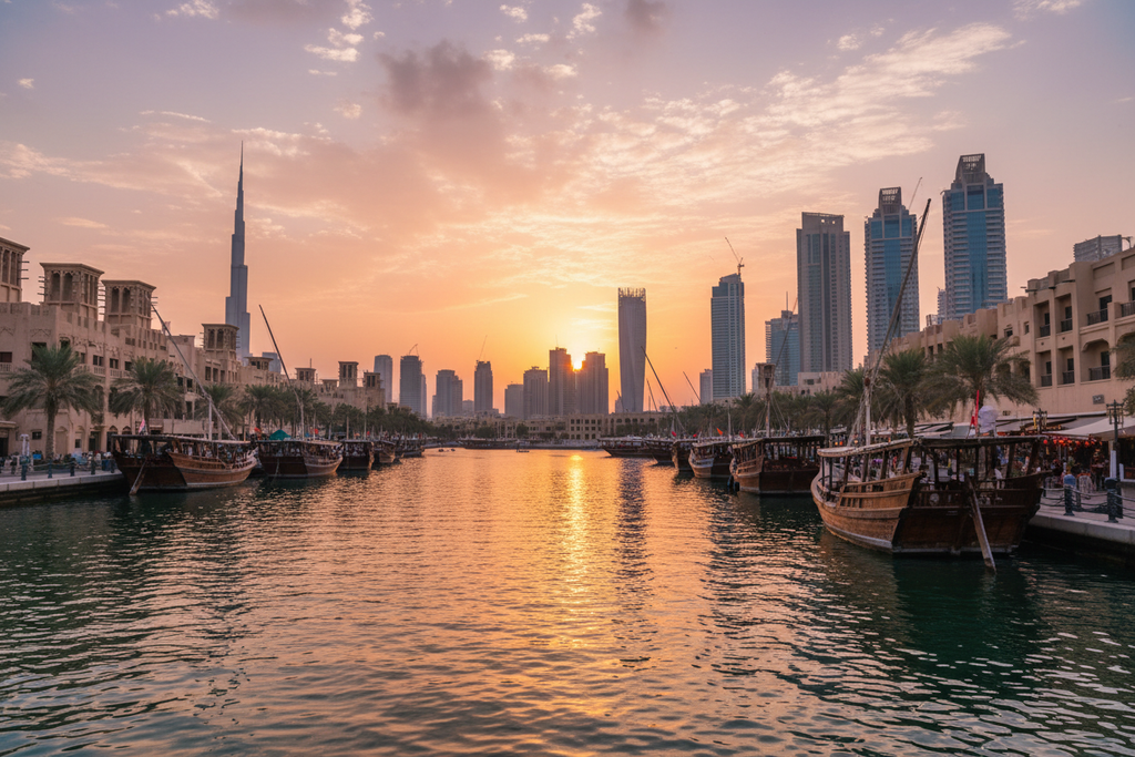 Dubai Creek Sunset