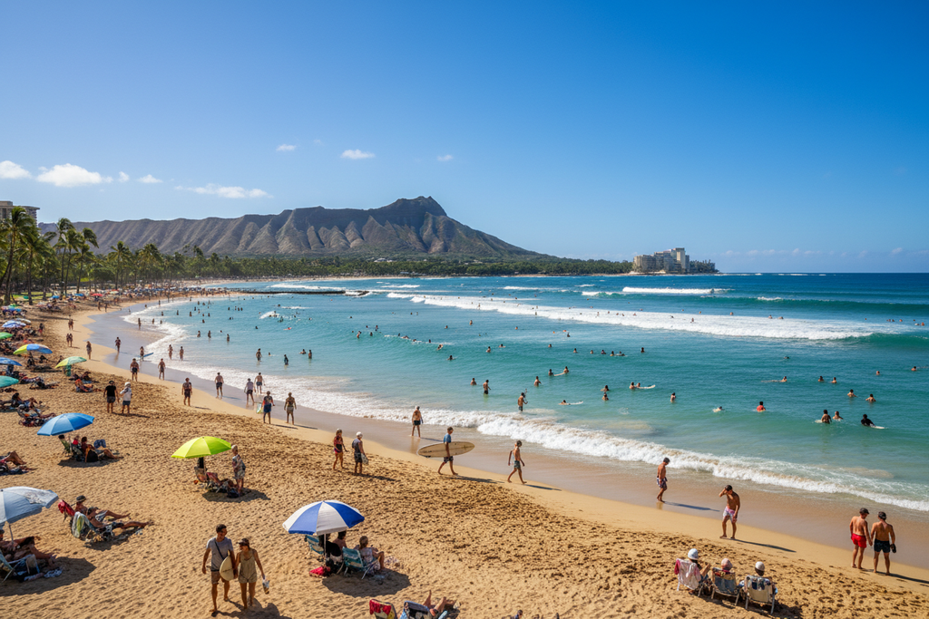 Waikiki Beach Honolulu Hawaii