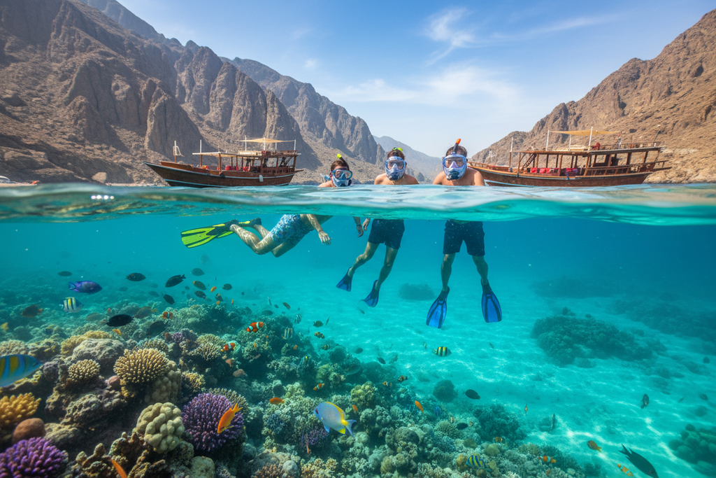 Snorkelling in Musandam